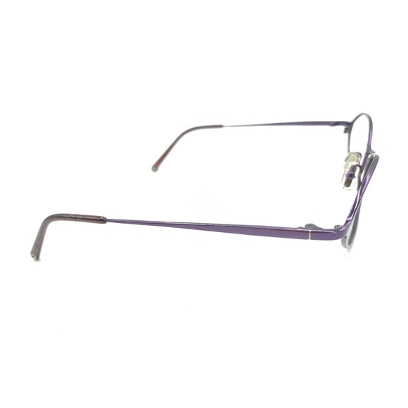 Coach Aimee 402 Titanium Purple Oval Eyeglasses Frames 51-17 135 Designer Women - Picture 4 of 12
